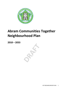 Abram Communities Together Neighbourhood Plan