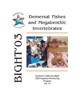 Of Combined Demersal Fish and Megabenthic Invertebrate Recurrent Groups on the Southern California Shelf and Upper Slope, July-October, 2003