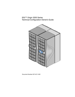 SGI™ Origin 3000 Series Technical Configuration Owner's Guide