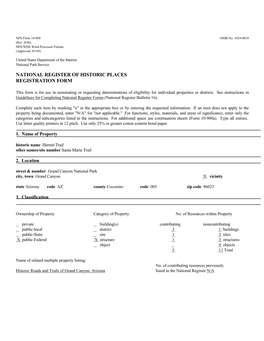 National Register of Historic Places Registration Form