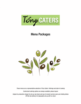 Menu Packages