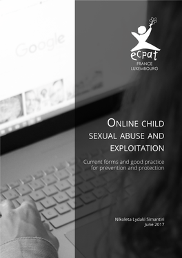 Online Child Sexual Abuse and Exploitation