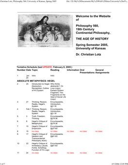 Christian Lotz, Philosophy 560, University of Kansas, Spring 2005 File:///D:/My%20Documents/My%20Web%20Sites/University%20Of%