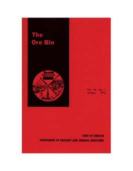 Ore Bin / Oregon Geology Magazine / Journal