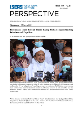 Indonesian Islam Beyond Habib Rizieq Shihab: Deconstructing Islamism and Populism