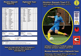 Wootton Bassett Town F.C. Town F.C