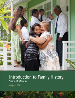 Introduction to Family History: Student Manual