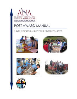 2019 Post Award Manual