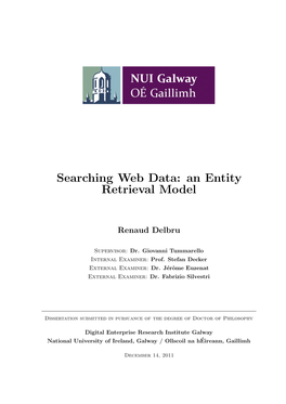 An Entity Retrieval Model