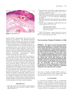 Postvaccination Morphea Profunda in a Child