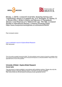 Moody, J. (2016). Liverpool's Local Tints: Drowning Memory and 