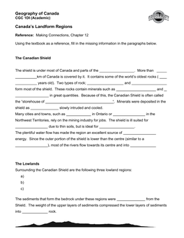 Landform Regions