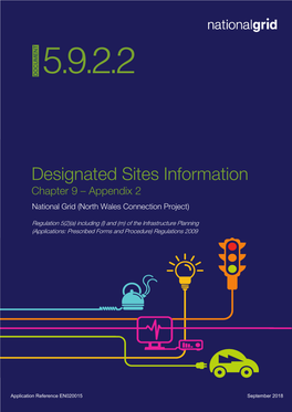 Designated Sites Information Chapter 9 – Appendix 2