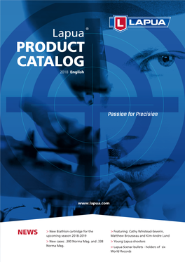 PRODUCT CATALOG 2018 English