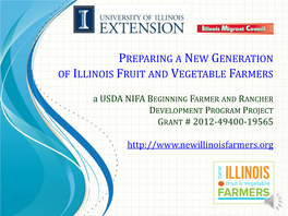 Preparing a New Generation of Illinois Fruit and Vegetable Farmers