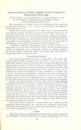 Proceedings of the Indiana Academy of Science