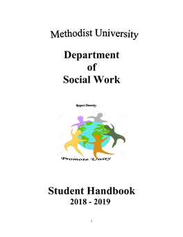 Department of Social Work Student Handbook
