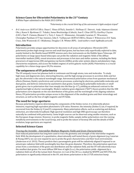 Science Cases for Ultraviolet Polarimetry in the 21​St​Century