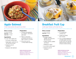 Healthy Breakfast Recipes