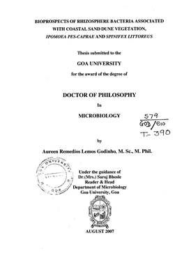 Doctor of Philosophy