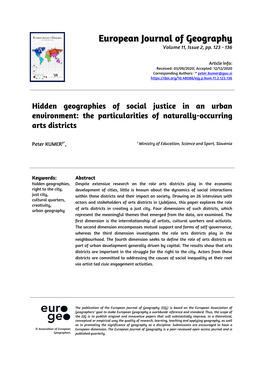 The Key Factor for a Successful Territorial Cohesion: Cross-Border Cooperation –