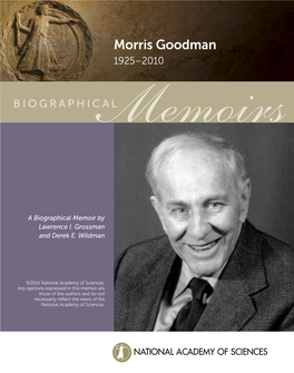 Morris Goodman 1925–2010