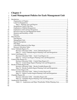 Chapter 3 2 Land Management Policies for Each Management Unit 3 4 Introduction