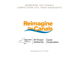 Reimagine the Canals Competition Information Session