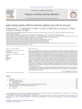 (LED) for Domestic Lighting: Any Risks for the Eye?