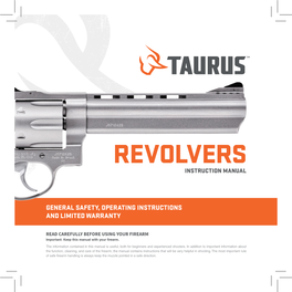 Revolvers Instruction Manual