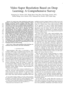 Video Super Resolution Based on Deep Learning: a Comprehensive Survey