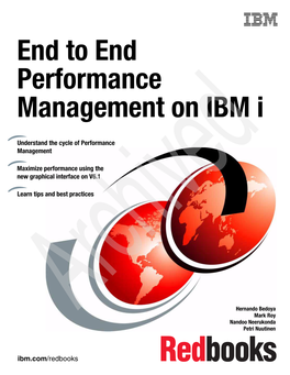 End to End Performance Management on IBM I