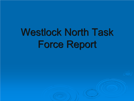 Westlock North Task Force Report