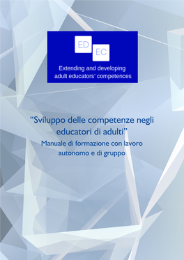 “Sviluppo Delle Competenze Negli Educatori Di Adulti”