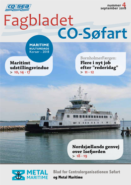 Fagbladet CO-Søfart Nr. 4, 2018