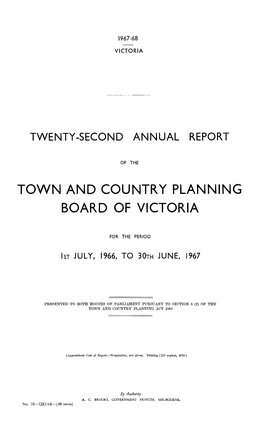 Town and Country Planning Board of Victoria