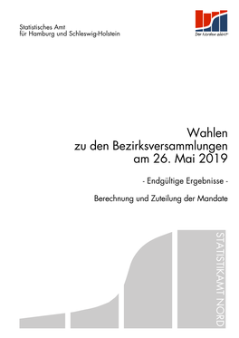 Wahlen Zu Den Bezirksversammlungen Am 26. Mai 2019