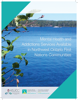 Mental Health and Addictions Services Available in Northwest