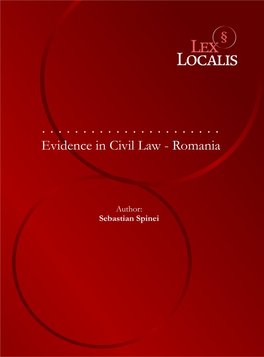 Evidence in Civil Law – Romania