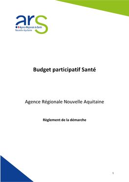 Budget Participatif Santé