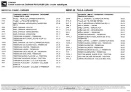 CARHAIX-PLOUGUER (29): Circuits Spécifiques
