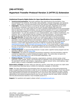 [MS-HTTP2E]: Hypertext Transfer Protocol Version 2 (HTTP/2)