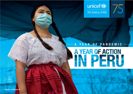 ©UNICEF LACRO/Abd R. 2 a YEAR of PANDEMIC, a YEAR of ACTION in PERU
