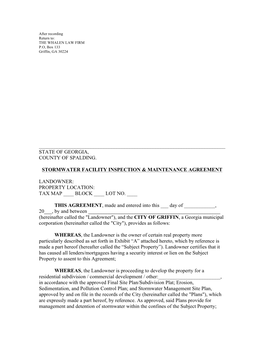 2015 Maintenance Agreement