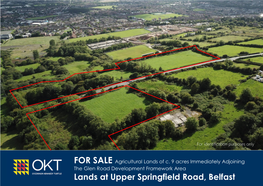 Lands at Upper Springfield Road, Belfast