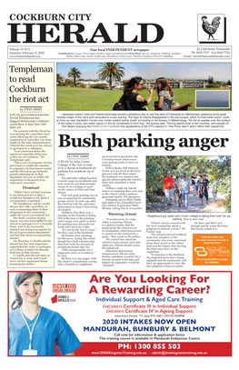 Bush Parking Anger