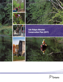 Oak Ridges Moraine Conservation Plan (2017)