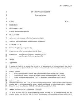 E59 - Propylene Glycol