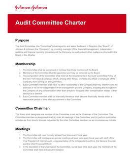 Audit Committee Charter