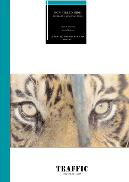 Nowhere to Hide: the Trade in Sumatran Tiger